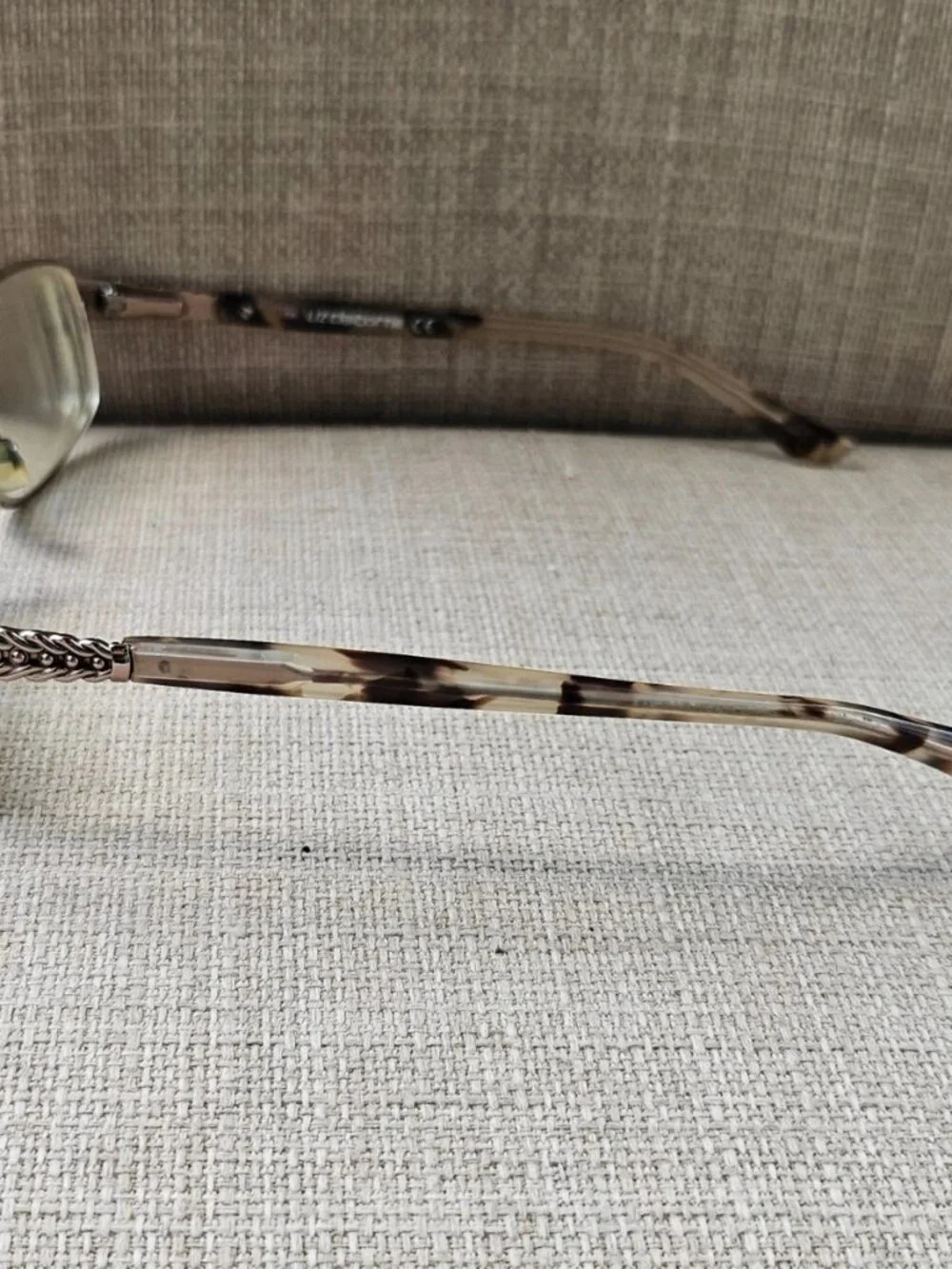 Liz Claiborne Women Eyeglasses L610 ORX3 Eyewear Glasses Gold Tone Frame only